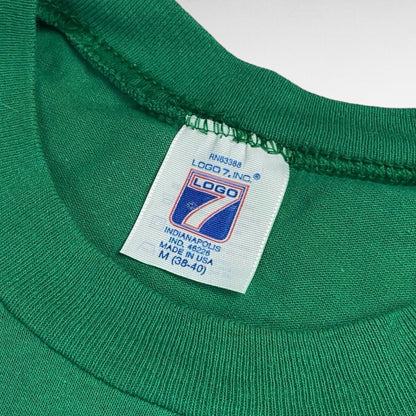 Logo 7 80s Short Sleeve T-Shirt Green Size M