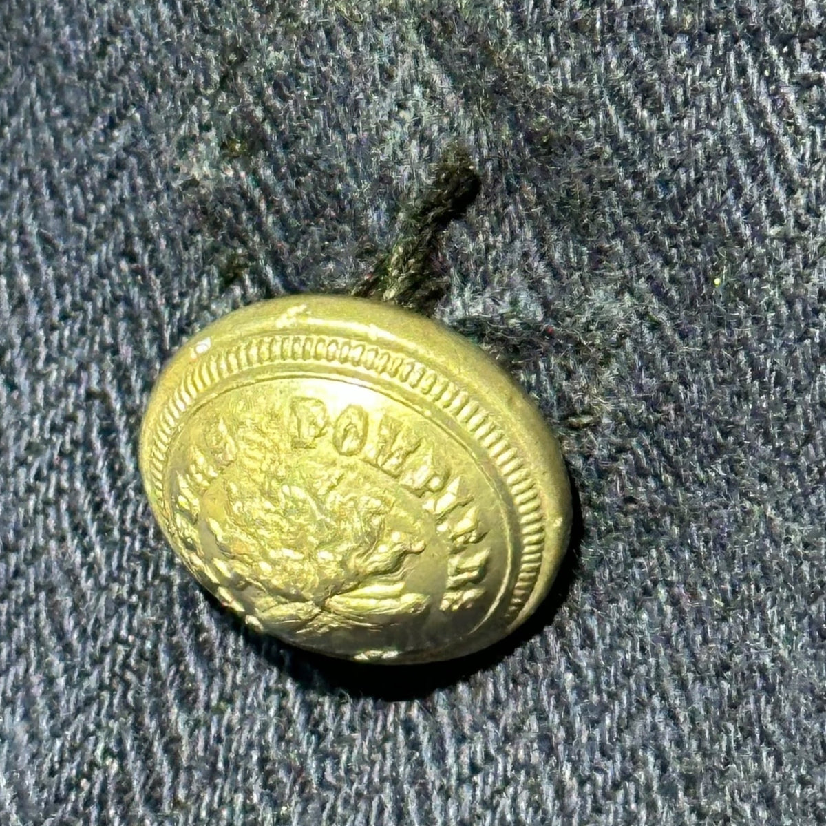 Euro antique 1920s French Linen Fireman Jacket