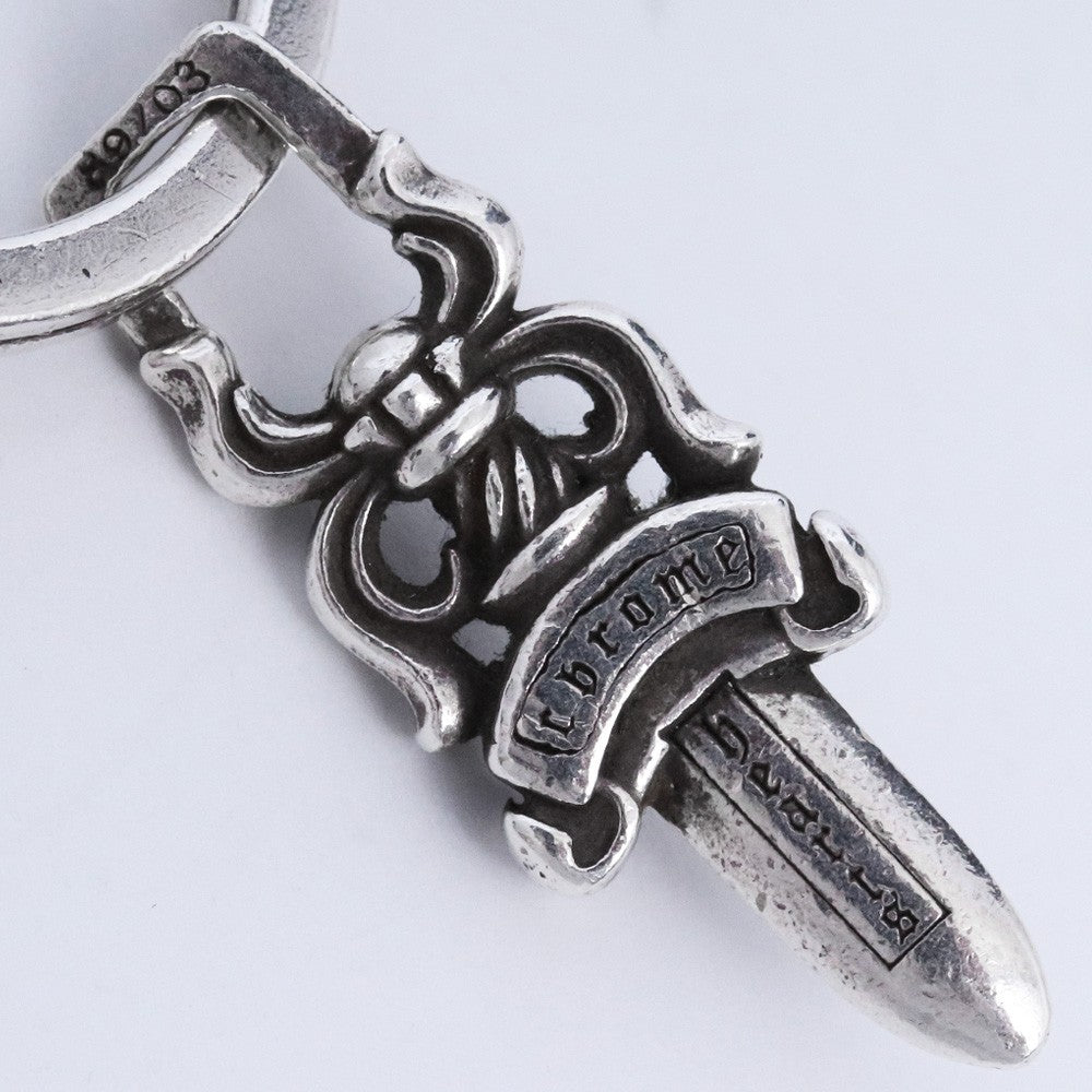 CHROME HEARTS RNG&No #5 Dagger Keyring Silver Size #5