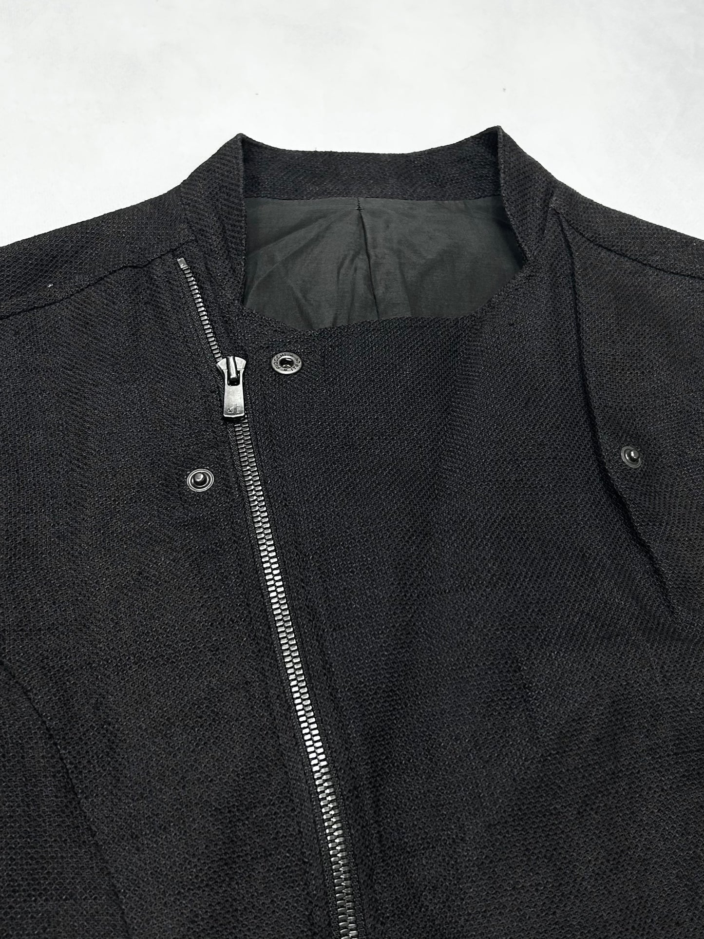 Diet Butcher Slim Skin Linen Double Rider Jacket Size 1