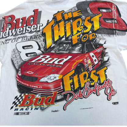 Budweiser x NASCAR #8 Dale Jr. T-Shirt Size XL