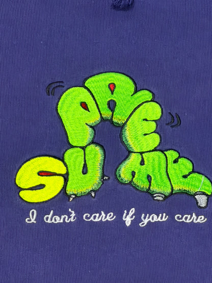 Supreme Don't Care Hooded Sweatshirt Purple Size M