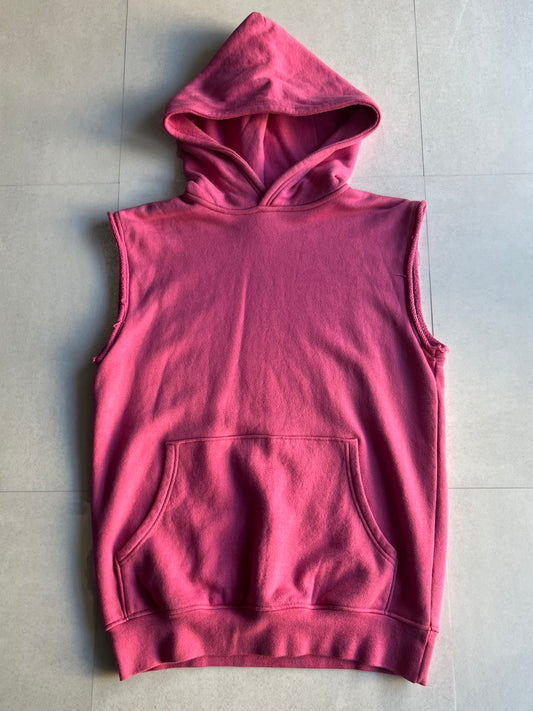 PHENOMENON Pink Cotton Vest Size S