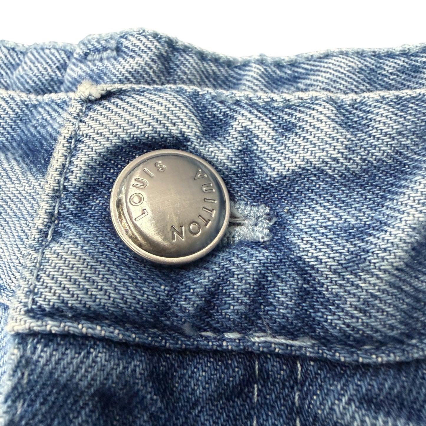 LOUIS VUITTON 25SS Monogram Skate Denim Pants Size 31