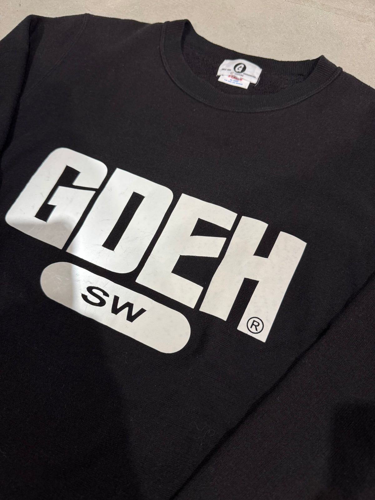 Champion Reverse Weave x Goodenough 4 Logo Black Size 4