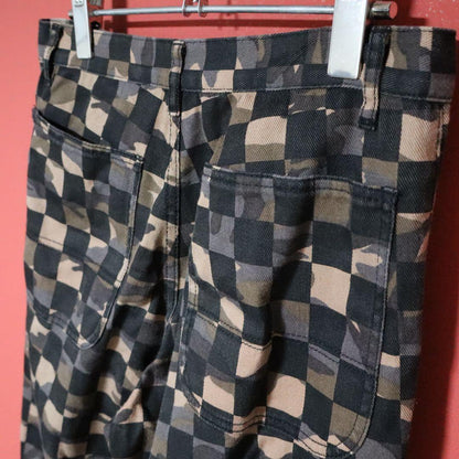 COMME des GARCONS HOMME PLUS Checker Cropped Pants Size XS