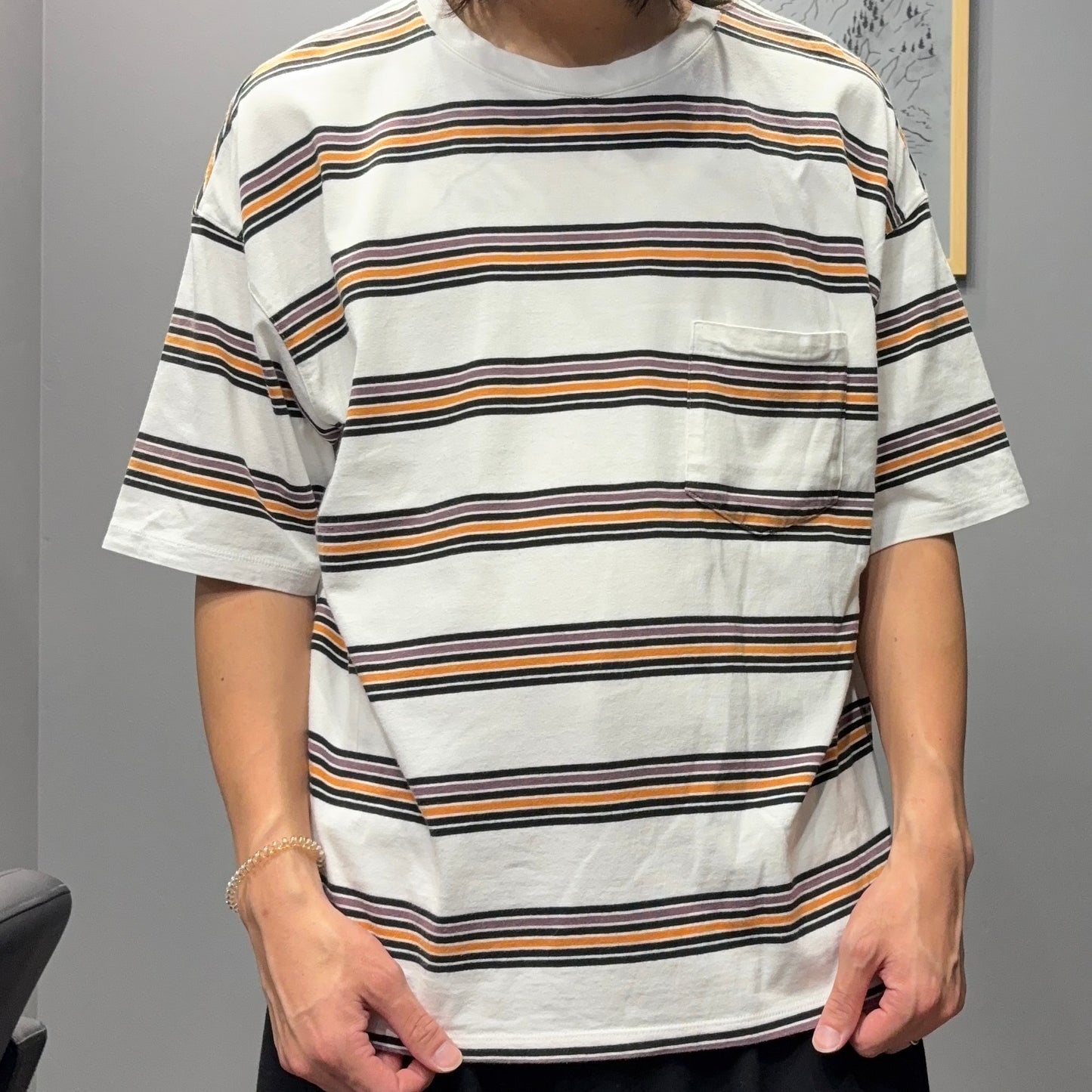 UNUSED Border Cotton T-Shirt Size 1