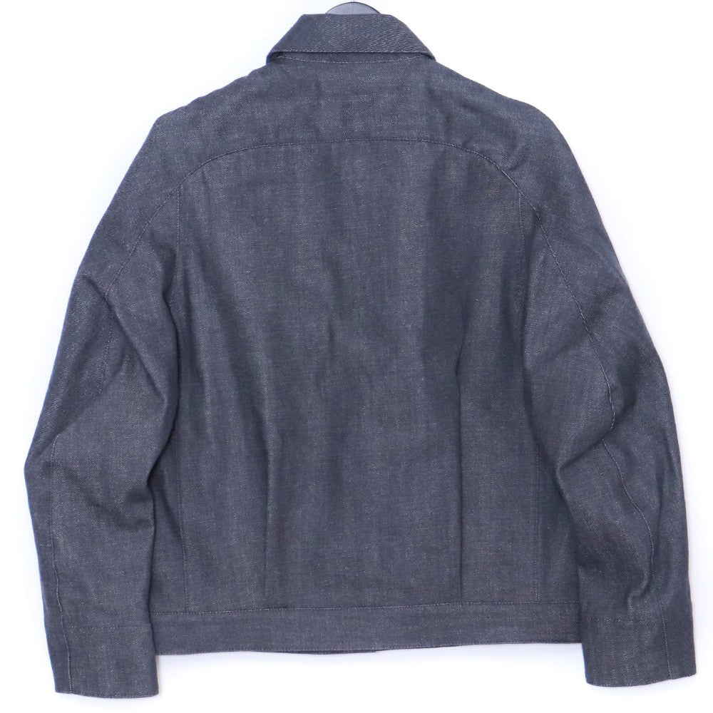 OPPOSE DUALITY 25SS 6 Pocket Raw Denim Jacket Gray Size 44