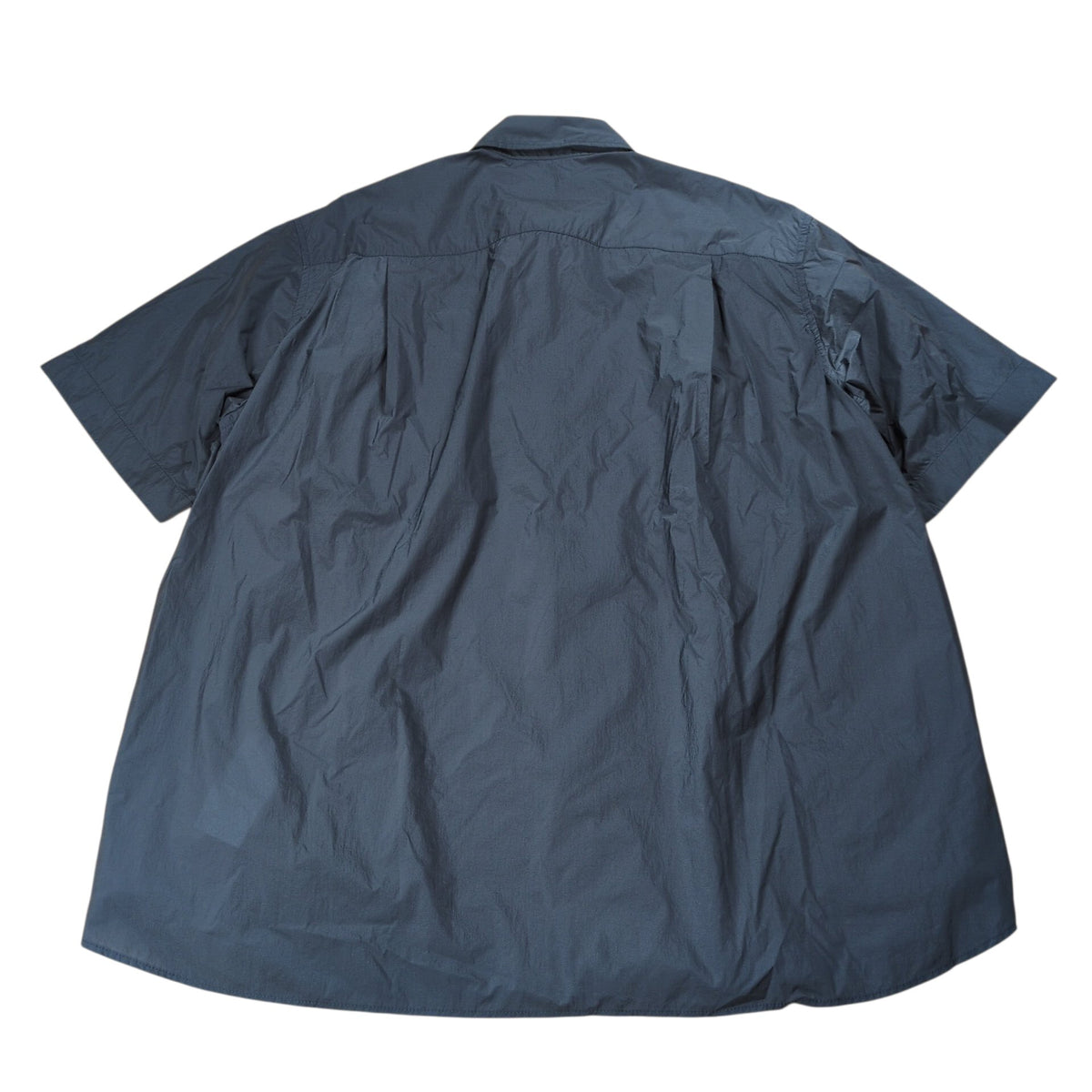 sacai 2025SS Zip Detail Rip Stop Nylon Shirt Gray Size 1