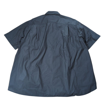 sacai 2025SS Zip Detail Rip Stop Nylon Shirt Gray Size 1
