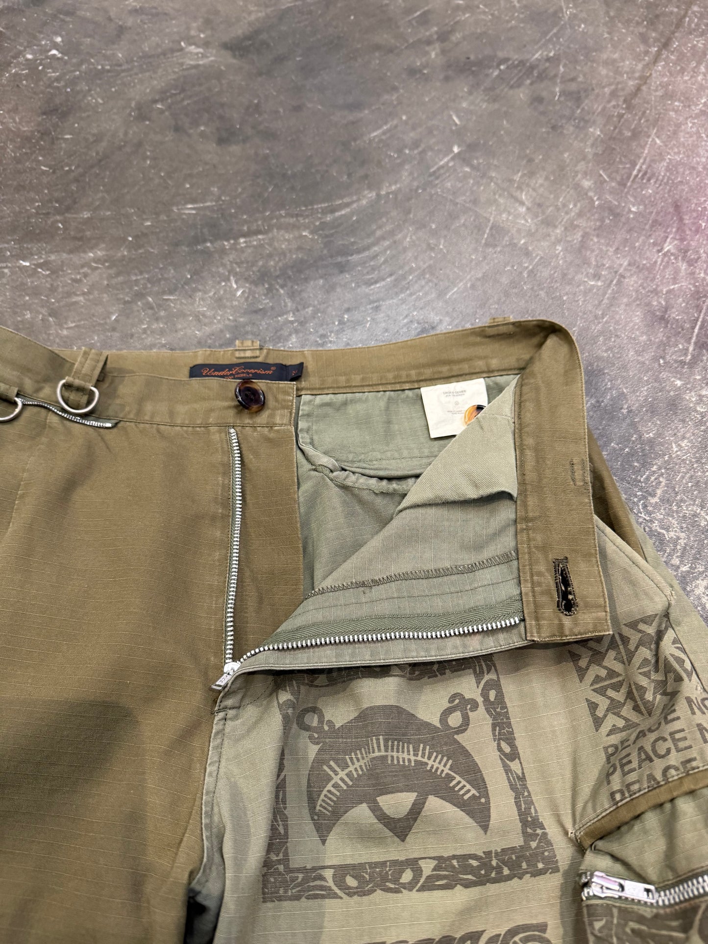 undercover 03SS Khaki Cotton Pants Size M