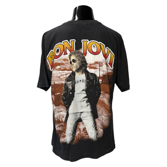 BON JOVI 90s-00s Vintage Band T-Shirt Size XL