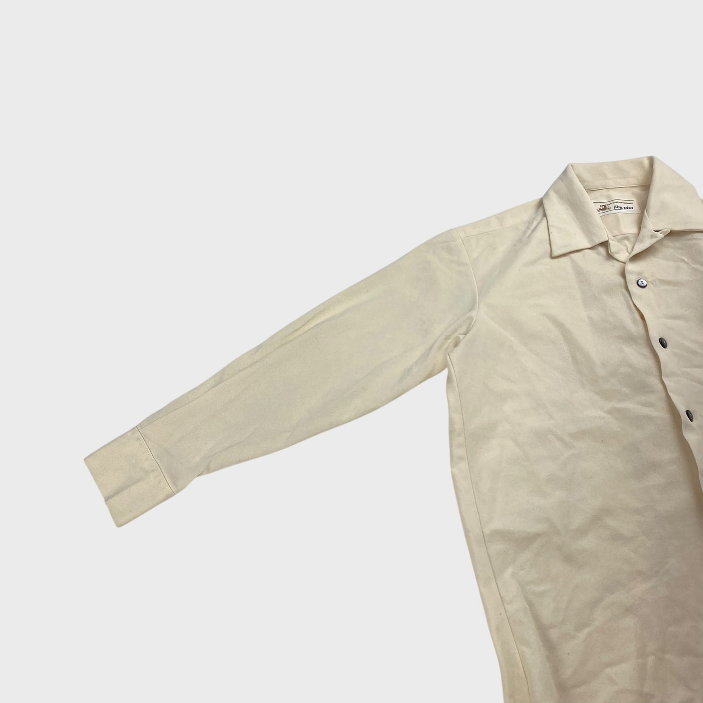 Kowabo Open Collar Shirt White Size M