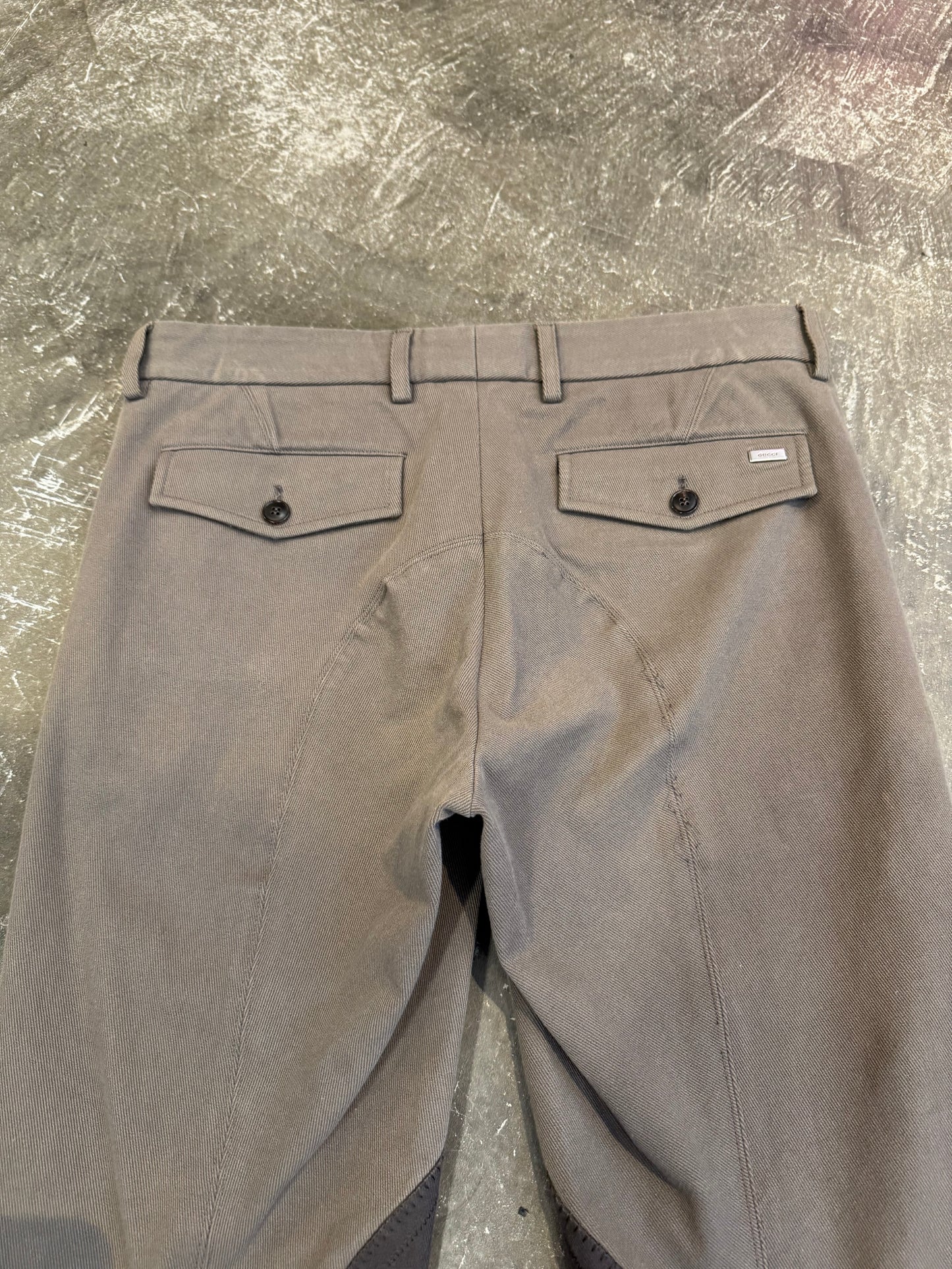 Gucci Brown Cotton Pants Size 46