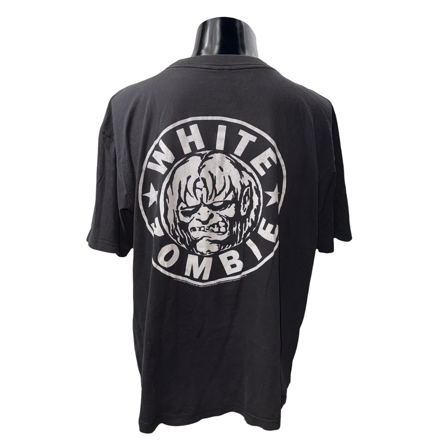WHITE ZOMBIE Astro-Creep 2000 T-Shirt White Size XL