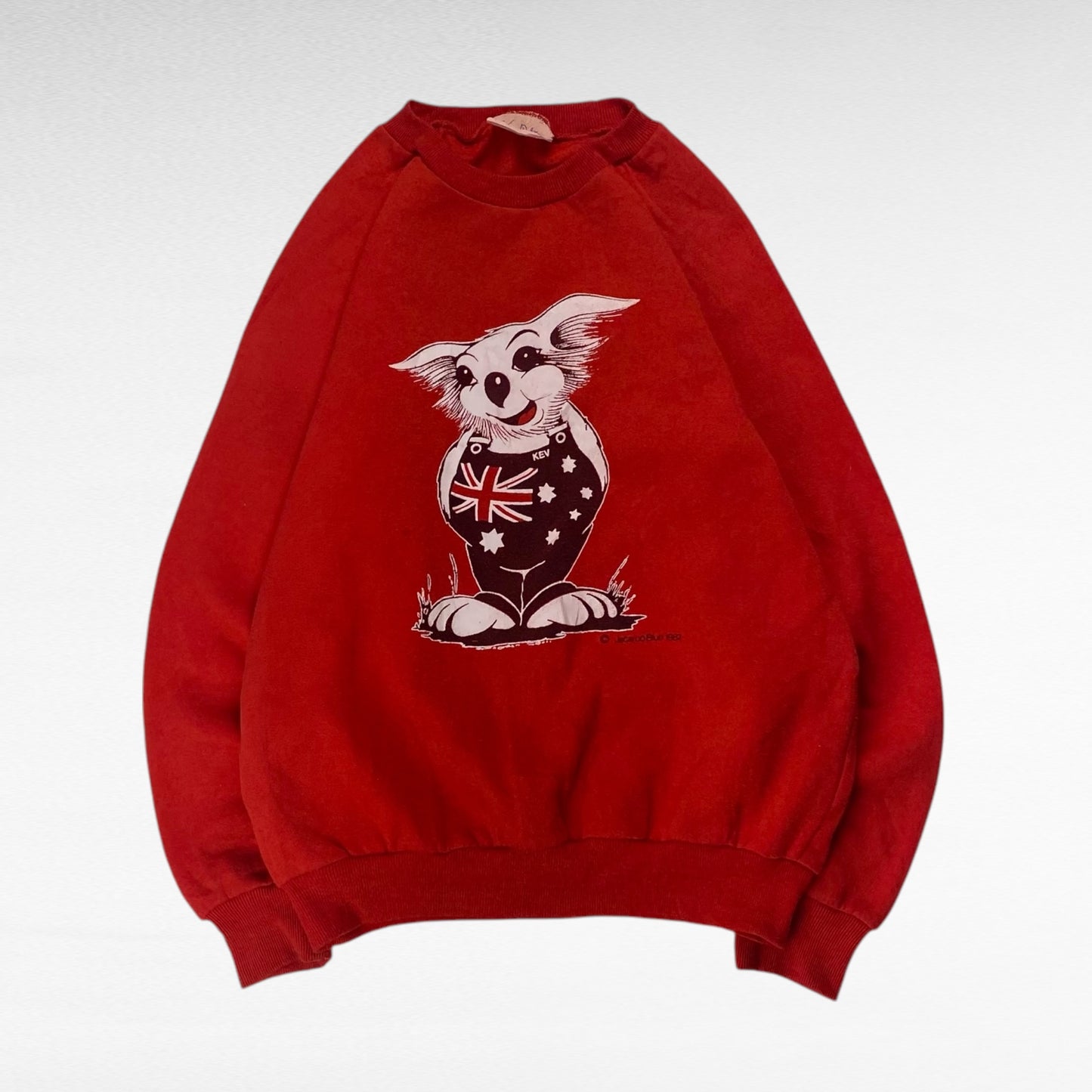 Van Duke 80s Sweatshirt Red Size M
