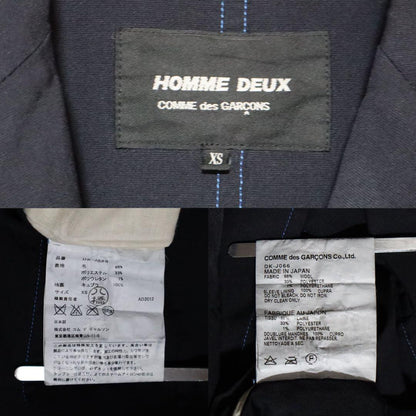 Comme des Garcons HOMME DEUX 13SS Blue Stitch Jacket Size XS
