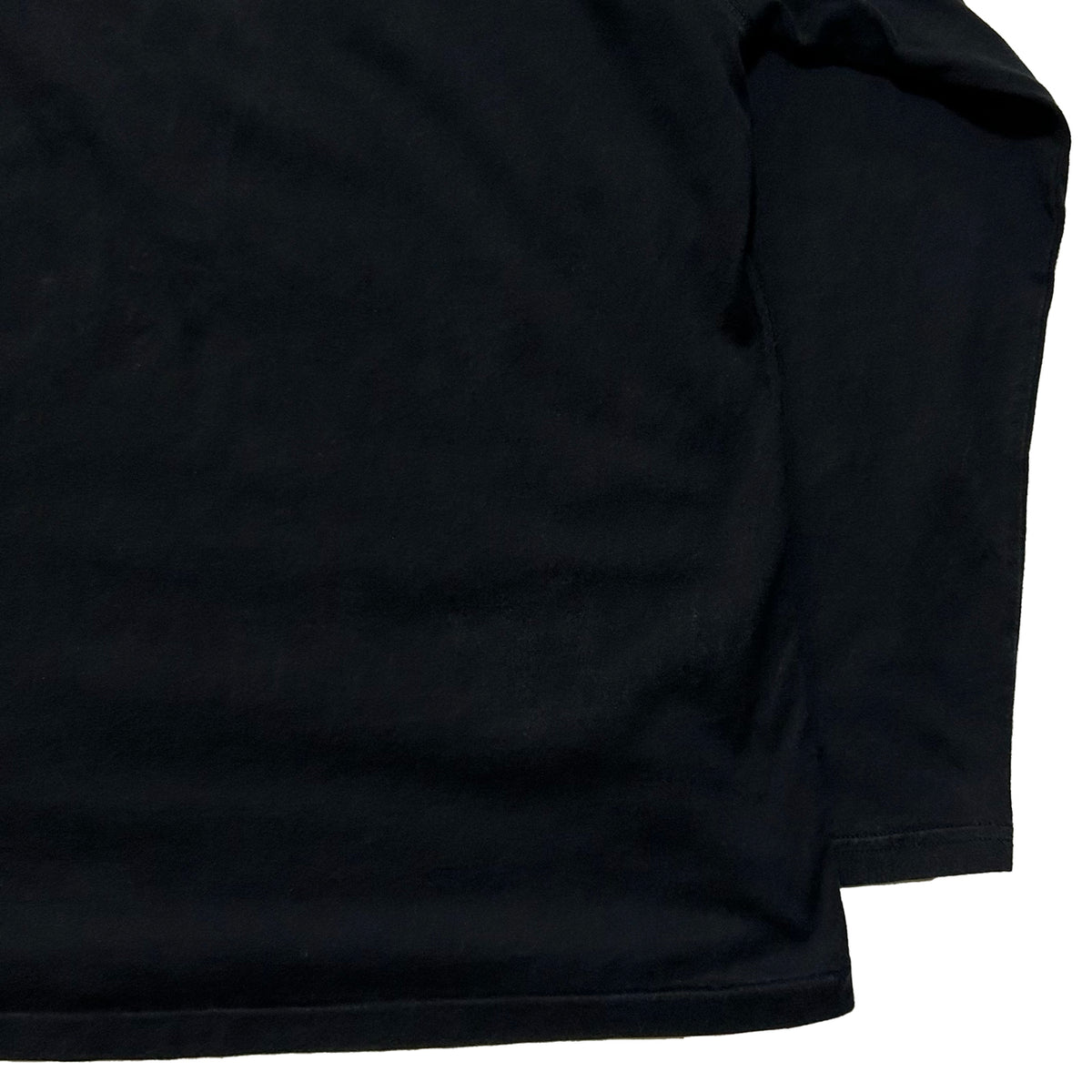 STUSSY 2000s Hooded Raglan Sleeve Hoodie Black Size M