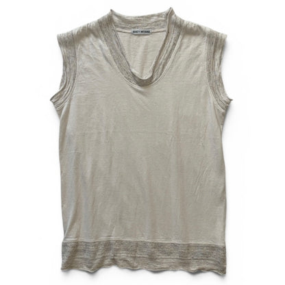 Issey Miyake Beige T-Shirt Size XS