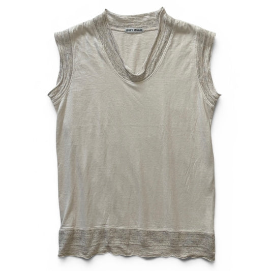 Issey Miyake Beige T-Shirt Size XS