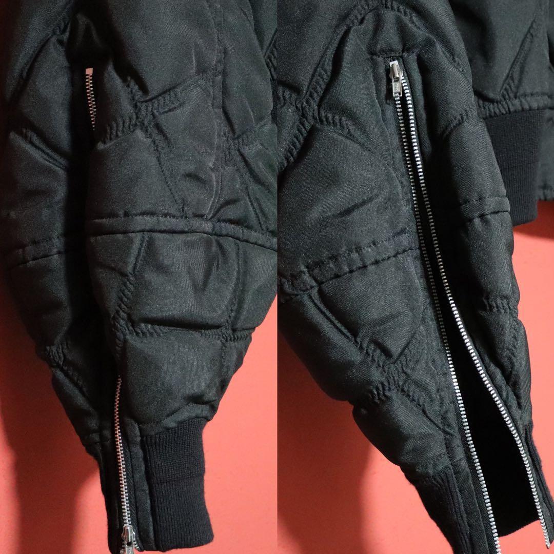 Toga Pulla 24AW Black Quilted Short Down Jacket Size S
