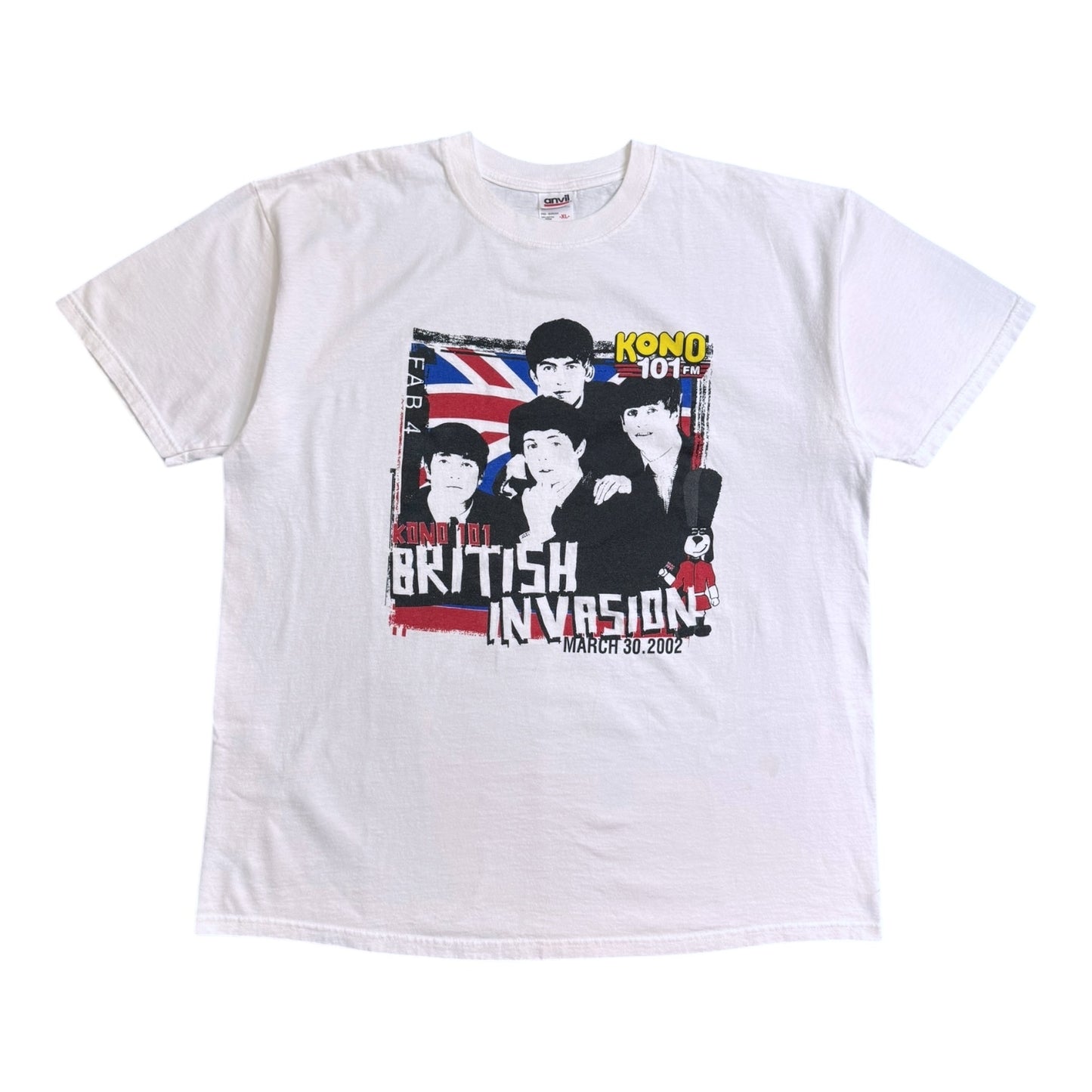 KONO 101 FM BRITISH INVASION T-Shirt Size XL