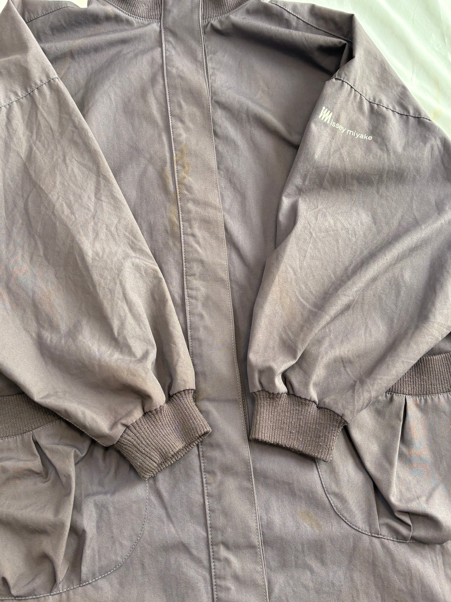 ISSEY MIYAKE 80s-90s Poly/Cotton Overcoat Free Size