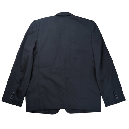 Comme des Garcons 92SS Black Wool Gabardine 2B Jacket Size M