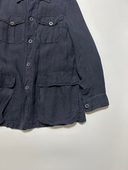 EMPORIO ARMANI 2000s Military Jacket Navy Size L