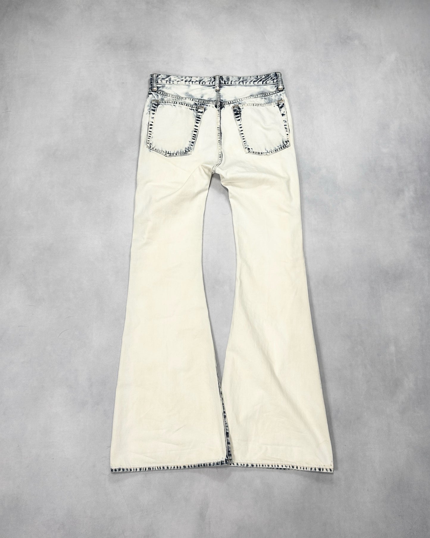 Junya Watanabe Acid Wash Bootcut Jeans Multi S/S2026 Size S