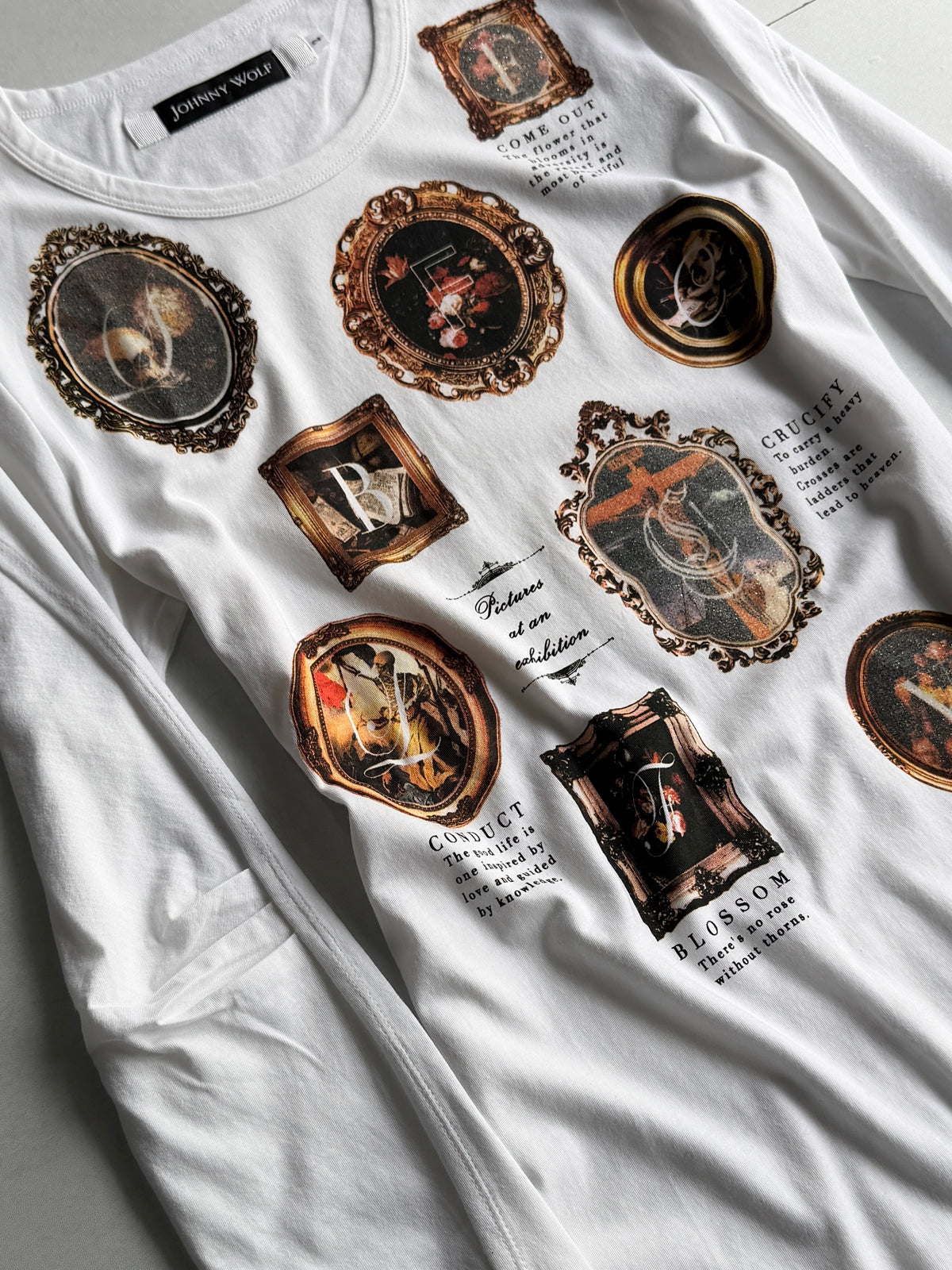JHONNY WOLF Antique Frame Long Sleeve Cotton Size 2