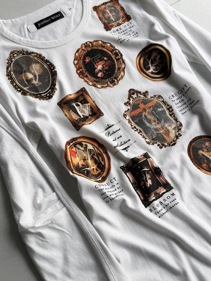 JHONNY WOLF Antique Frame Long Sleeve Cotton Size 2