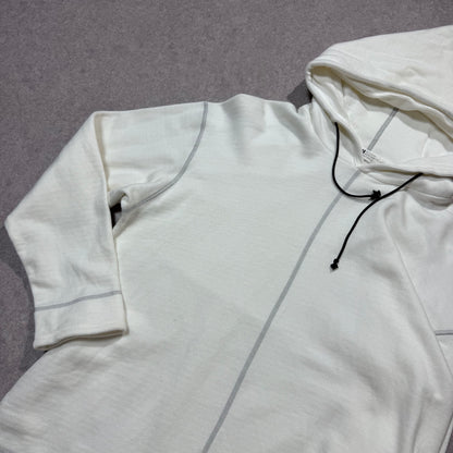 Issey Miyake 90s White Long Sleeve Shirt Size L