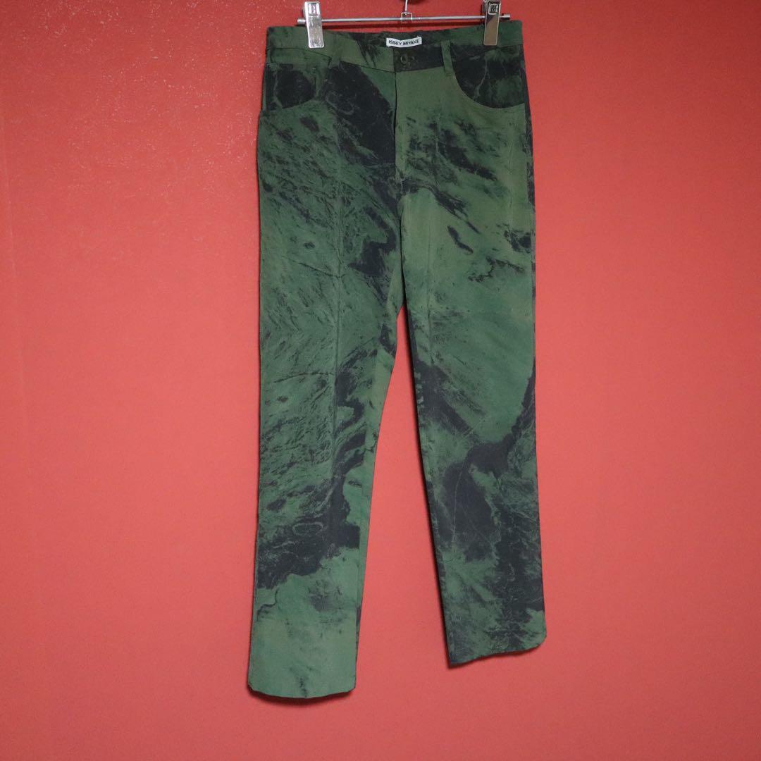 Issey Miyake 99AW Marble Print Pants Size L