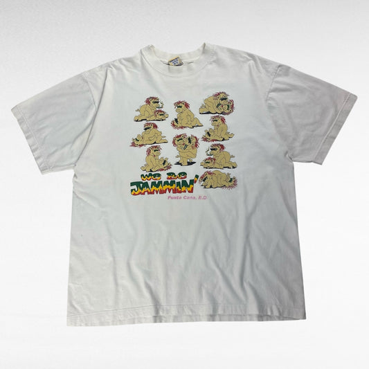WK knits 90s T-Shirt White Size XL