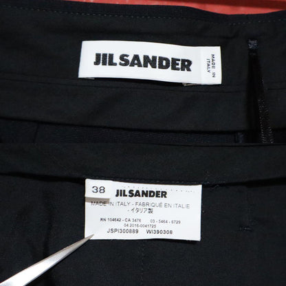 Jil Sander Black Slim Fit Stretch Pants Made in Size 38