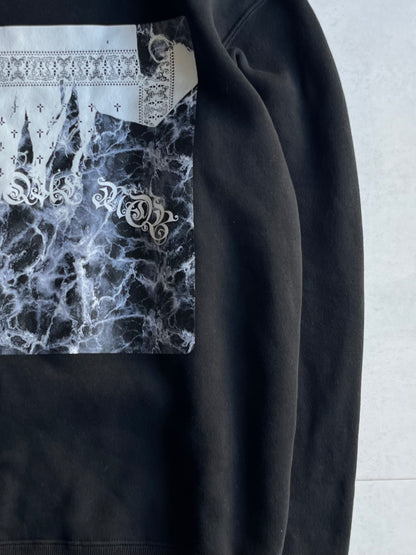 Swagger Black Cotton Sweatshirt Size M