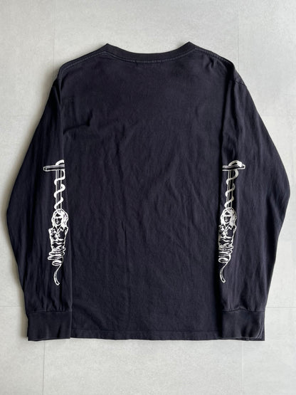 Undercover John Undercover Black Sleeve Henley Size 2