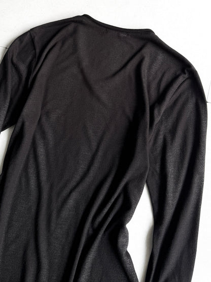 TORNADO MART Glitter Stripe Long Sleeve Shirt