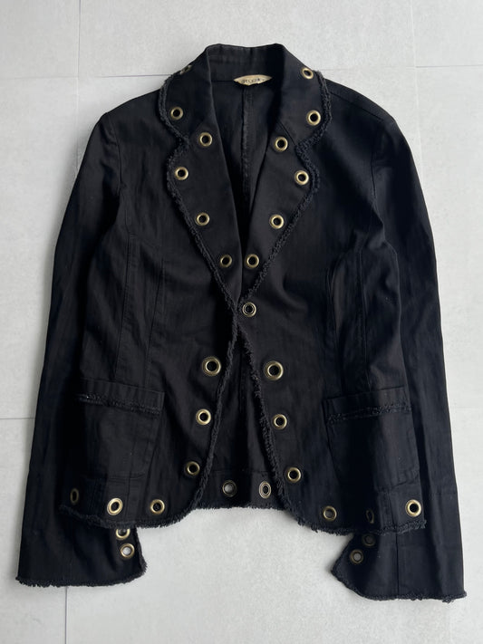 Vintage Black Y2K Gimmick Jacket Size XS
