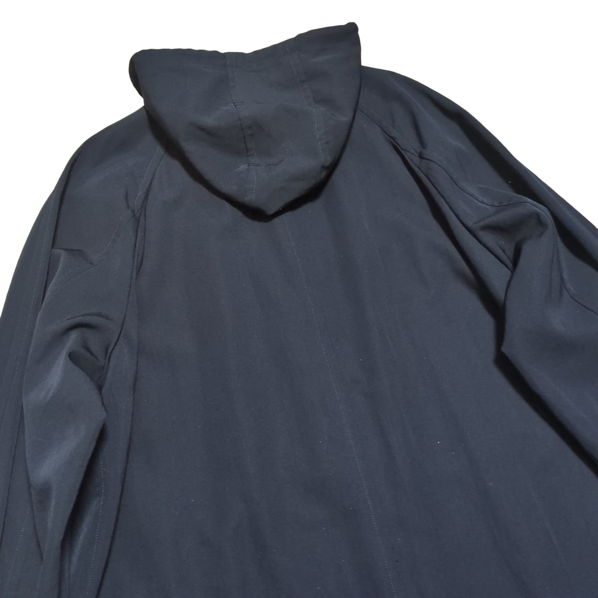COMME des GARCONS HOMME 96AW Wool Hooded Coat Navy Size M