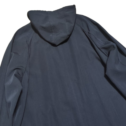 COMME des GARCONS HOMME 96AW Wool Hooded Coat Navy Size M