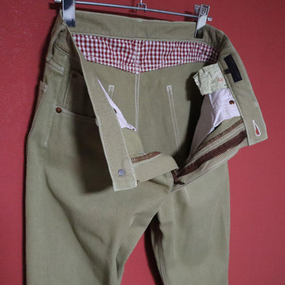 Comme des Garcons HOMME 15SS Dyed Nylon Pants Beige Size XS