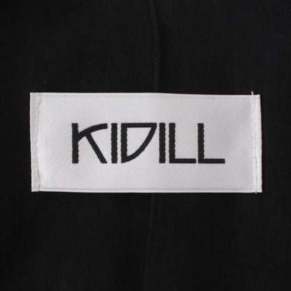 KIDILL 21AW Crust Oversized Trench Coat Black Size 44