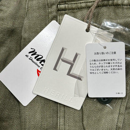 HERILL 26SS USMC HBT Linen Pants Olive Size 1