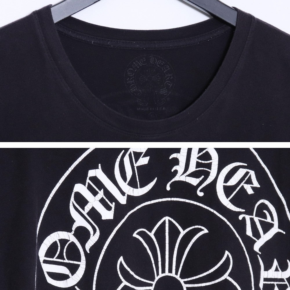Chrome Hearts Horseshoe Pocket T-Shirt Black Size XL