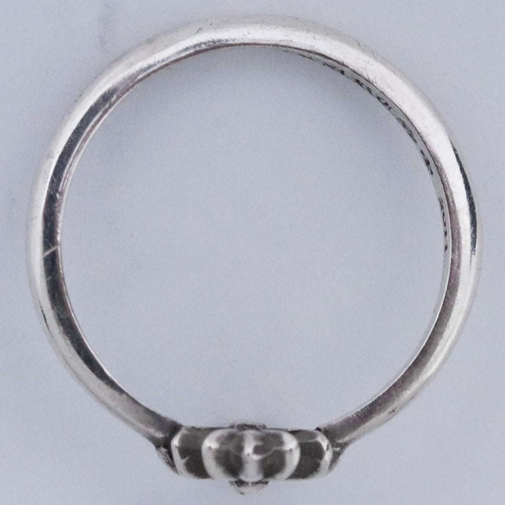 CHROME HEARTS Bubblgm CH Cross Ring Silver Size ONE SIZE