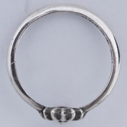 CHROME HEARTS Bubblgm CH Cross Ring Silver Size ONE SIZE