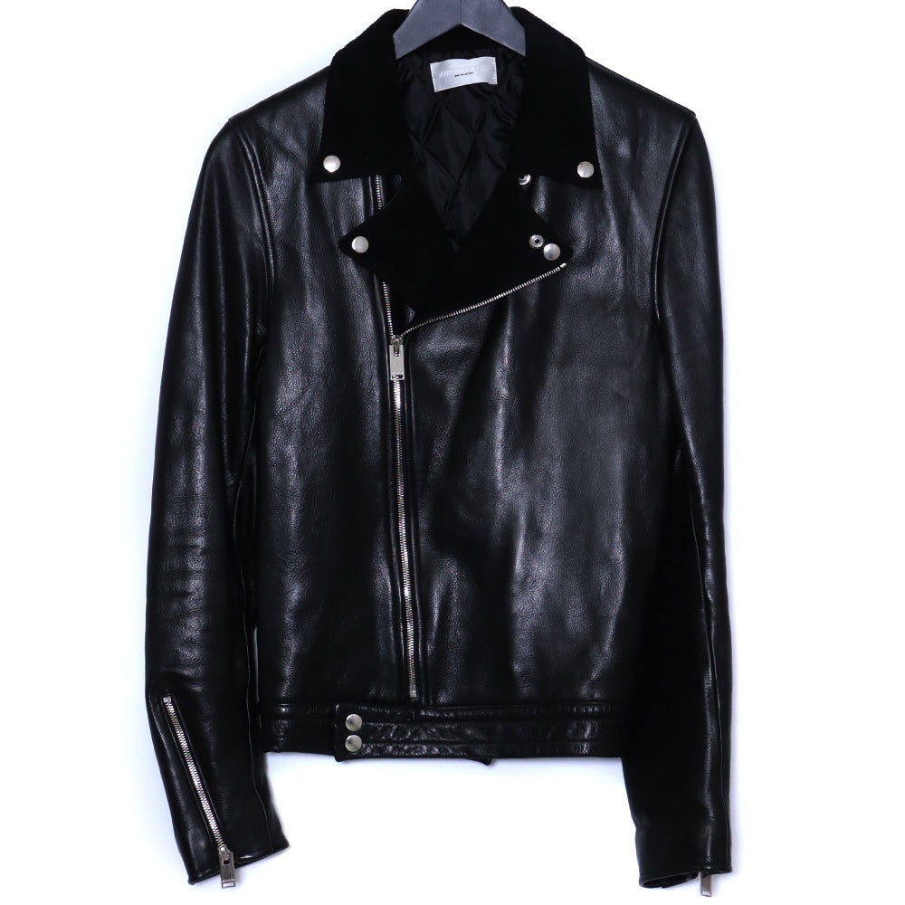 ANNDIRK IZM Double Riders Leather Jacket Black