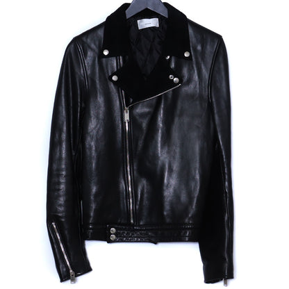 ANNDIRK IZM Double Riders Leather Jacket Black